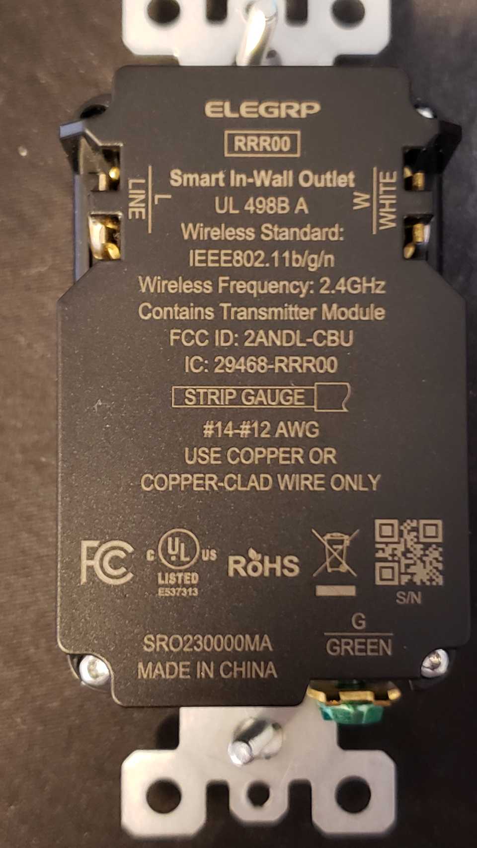 Outlet Rear Outlet Rear