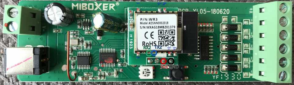 MiBoxer WL5 board MiBoxer WL5