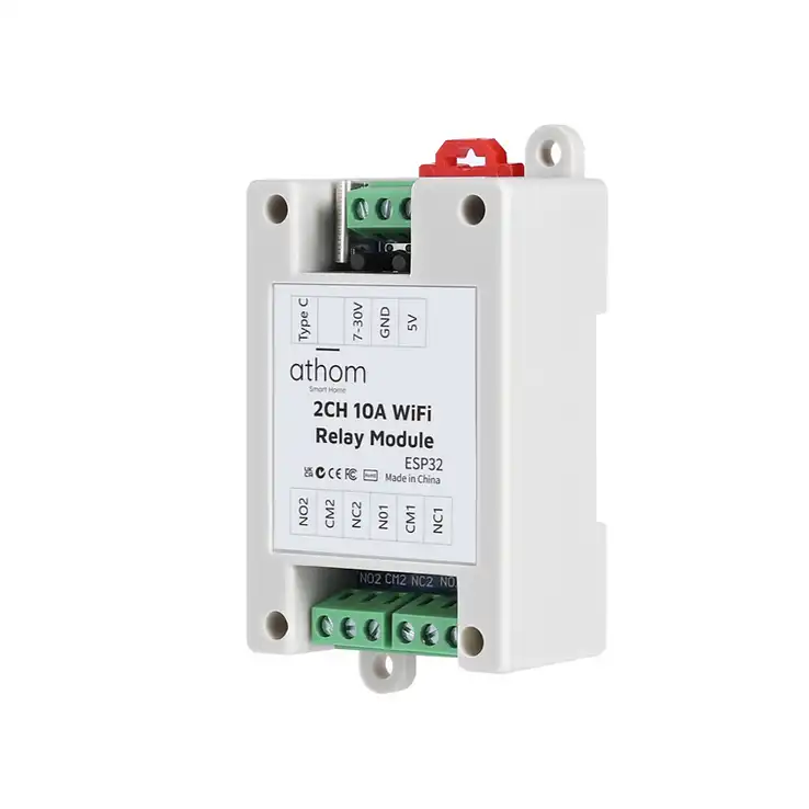 Athom 2CH Relay Board - R2-ESP alt text