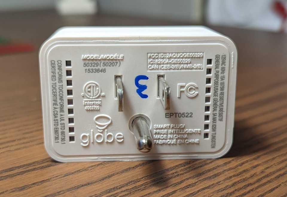 Globe 50359 Back alt text