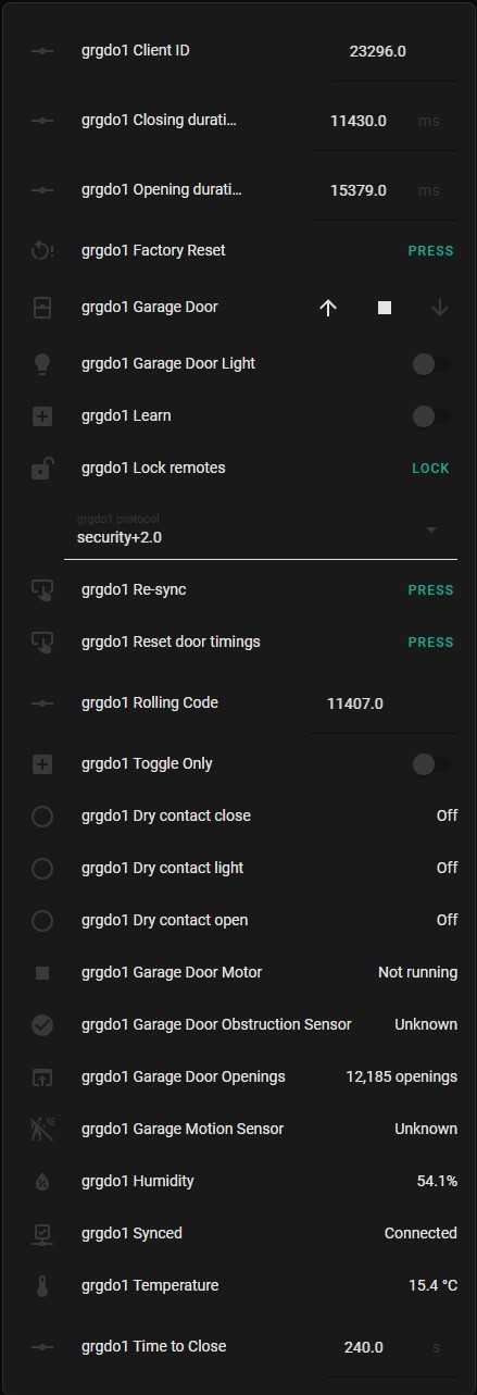Secplus GDO Feature Secplus GDO Feature
