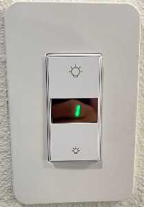 Milfra dimmer front Milfra smart dimmer switch
