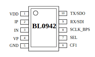 BL0942 pinout BL0942 pinout