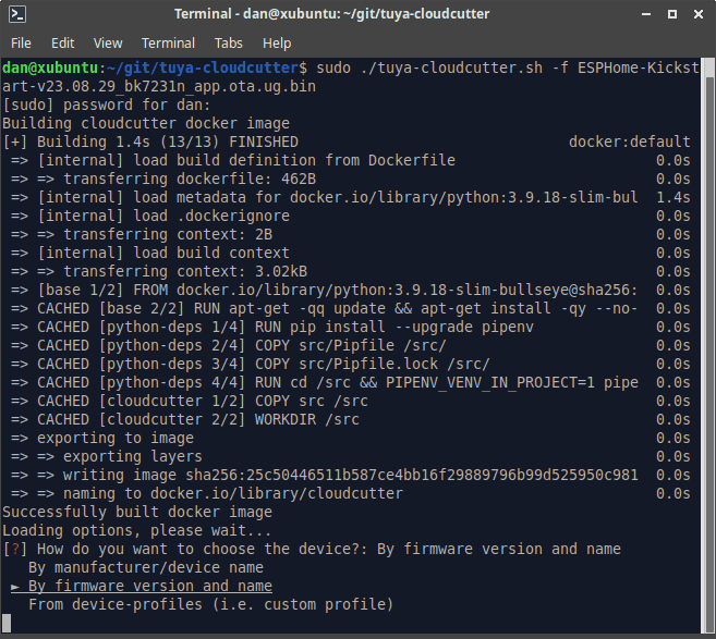 Terminal start alt text