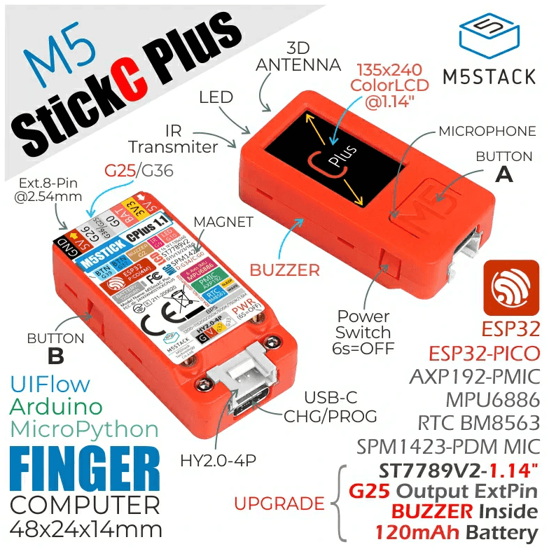 M5Stick C Plus M5Stick C Plus